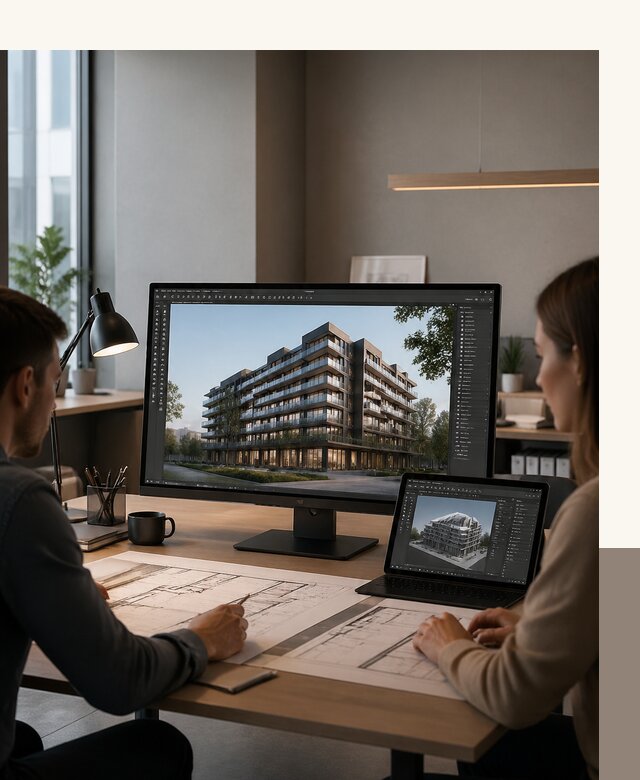 3D визуализация архитектуры и объектов строительства в Новомосковске