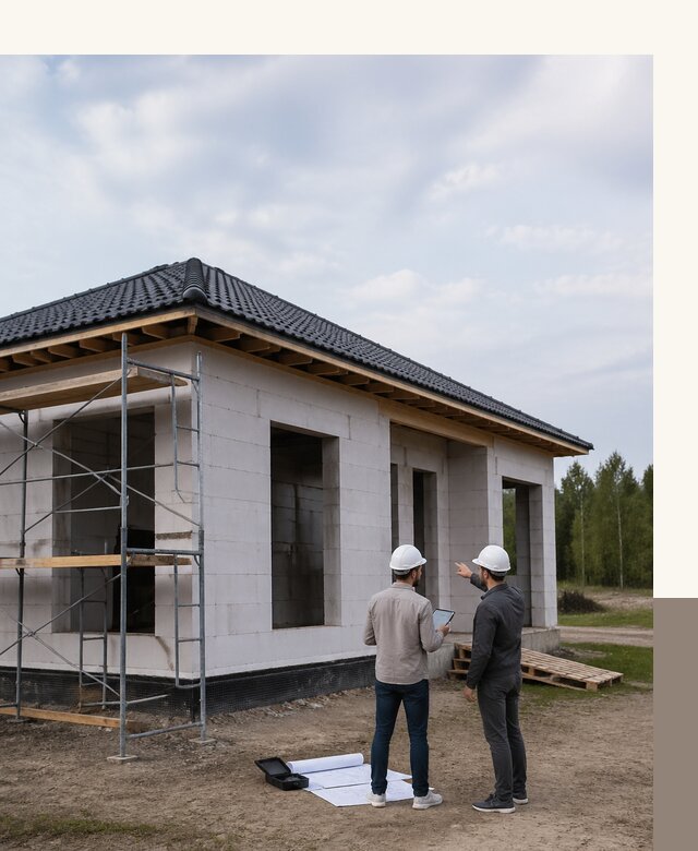 Проектирование одноэтажных домов из газобетона в Новомосковске